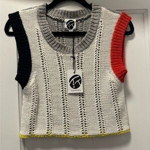 YanYan‎ Textured Knit Top in Cream